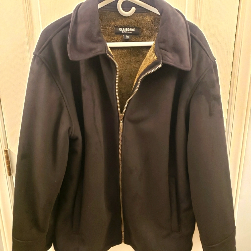 Men's Claiborne Faux Suede jacket